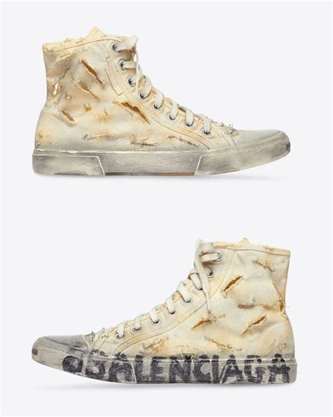 fake balenciaga shoes price|balenciaga worn out shoes.